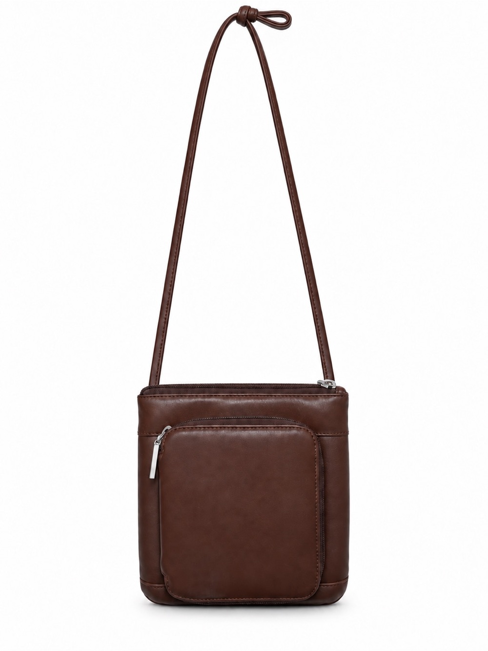 Vintage HOBO Brown Leather Crossbody Bag